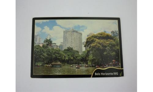 Cart�o Postal Brasil Minas Gerais Belo Horizonte Parque Municipal
